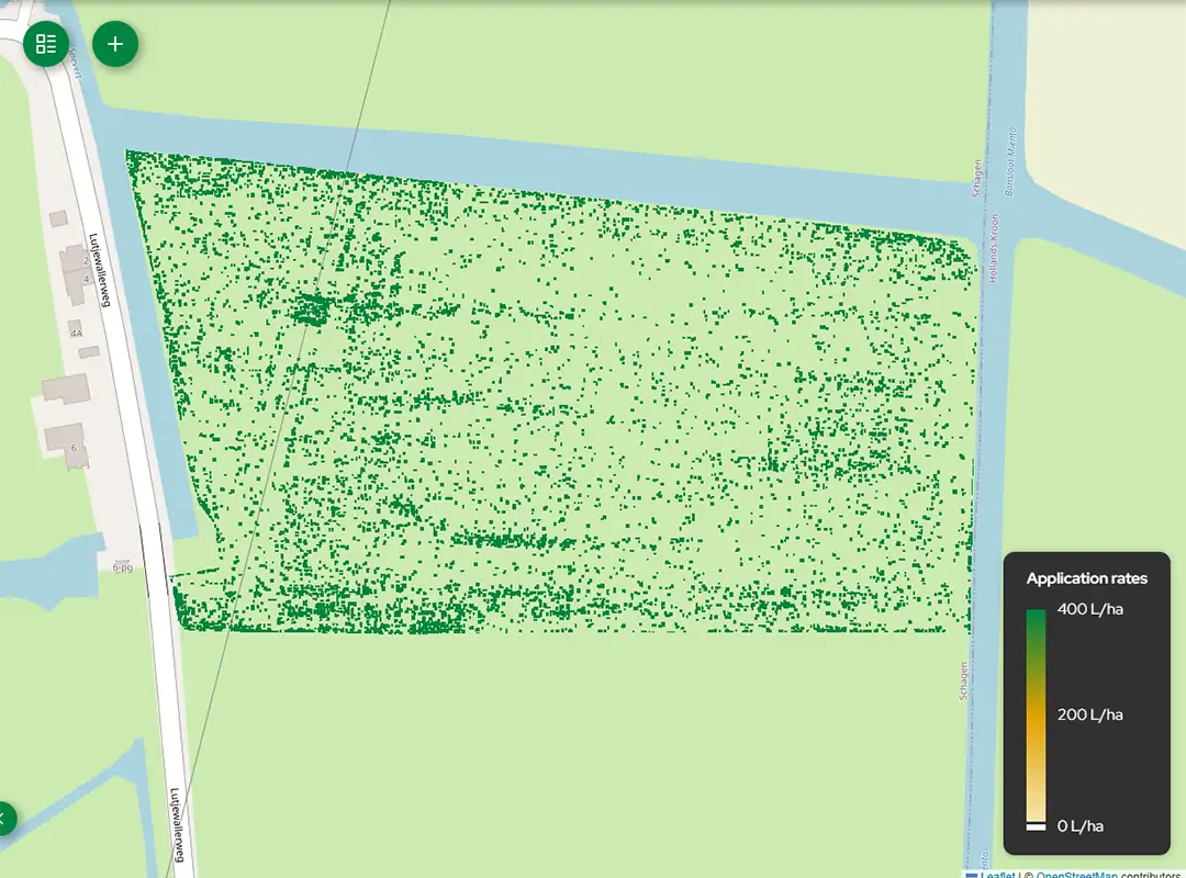 LeapMap - Spot Spray Taskmap in Broadacre