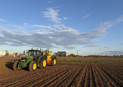 95% input savings by targeting localized thistle patches in maize | Bayerische Staatsgüter